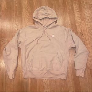 Vintage Champion Reverse Weave Sweatshirt Hoodie Pullover Mens Pink Medium 90s